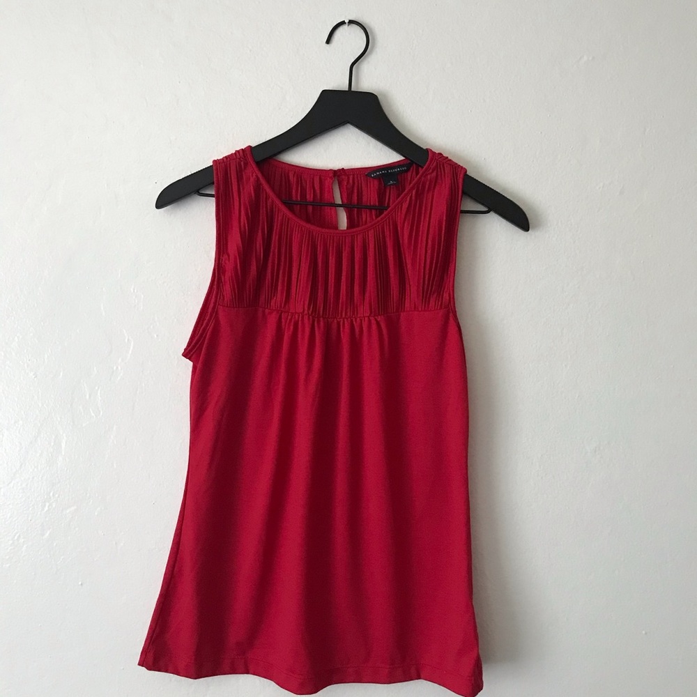 Banana Republic Red Blouse